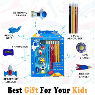 Space-Themed Stationery Set for Kids