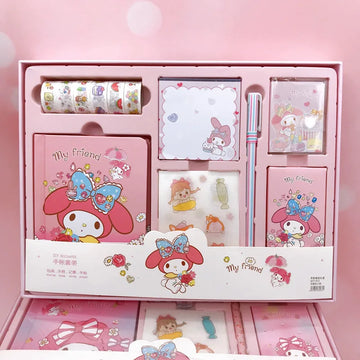 Hello Kitty & Friends Theme Stationery Set with Sticker and Tape Roll