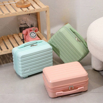 Horizontal Line Design Portable Luggage Suitcase Organizer