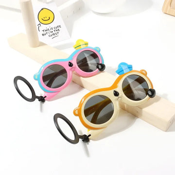 Cute Cartoon Dog Design Sunglasses: Protecting Kids' Eyes with Style