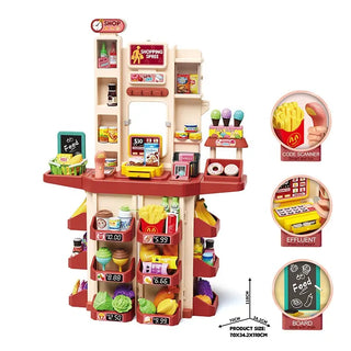 Supermarket Play Set – Interactive Role Play Shopping Toy