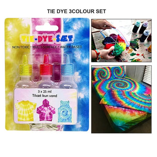 DIY Tie-Dye Set – 3 Bottles and Accessories