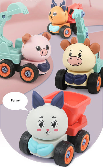Disassembly Engineering Vehicles 3D Puzzle Model for Kids