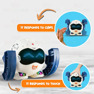 Tumbling Robot Musical Toy for Kids