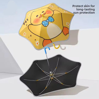 Premium Quality Cute Printed Umbrella For Kids (Cat Dog)