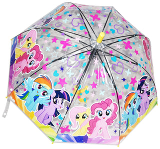 Premium Quality Theme Printed Transparent Umbrella For Kids (Pony Unicorn)