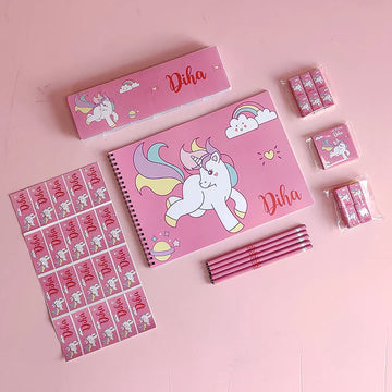 Personalized Stationery Set - Unicorn (PREPAID ONLY)