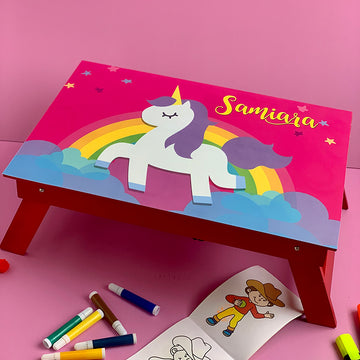 Personalized Folding Table - Unicorn (PREPAID)