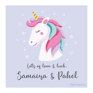 Gift Tag - Unicorn  Stars (48 pcs) (PREPAID ONLY)