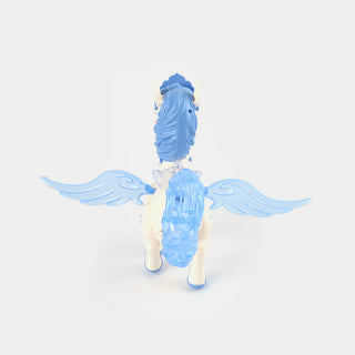 Electric Pegasus Horse Toy with Light, Sound & Moving Wings