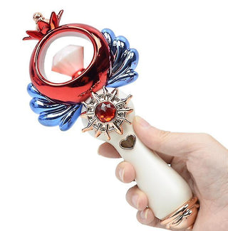 Magical Light-Up Fairy Wand for Kids Handheld Musical Pretend Play Toy (Diamond)