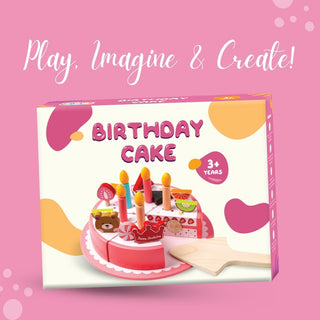 Wooden Birthday Cake