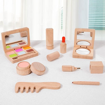Wooden Cosmetic Toy Set for Kids