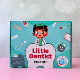 Cots and Cuddles Premium Wooden Little Dentist Pro Kit Pretend Play for Kids