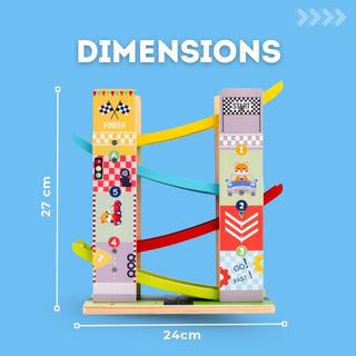 4 Level Sliding Car Track Toy