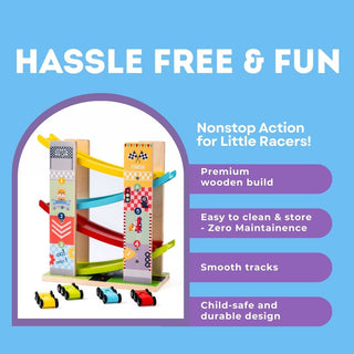 4 Level Sliding Car Track Toy