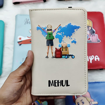 Passport Cover - Worldmap (PREPAID ONLY)