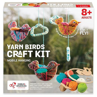 Make Your Own Yarn Bird Hanging - Art and Craft Kit for Girls