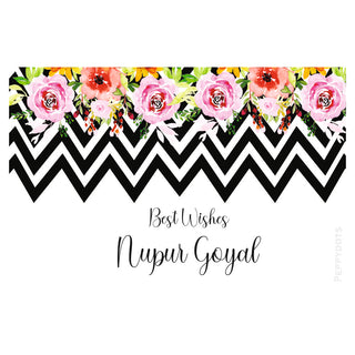 Gift Tag - Zig Zag Floral (72 pcs) (PREPAID ONLY)