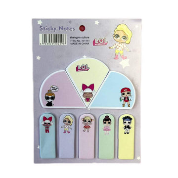 Cute LOL Dolls Cartoon Sticky Notes - 1 pc