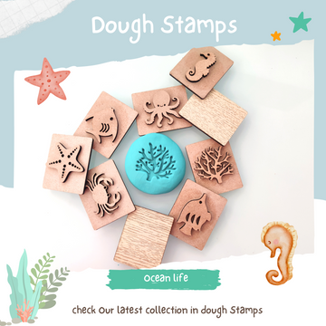 Ocean Play Dough Stamp Set of 9