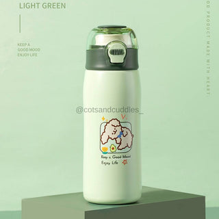 pastel coloured water bottle