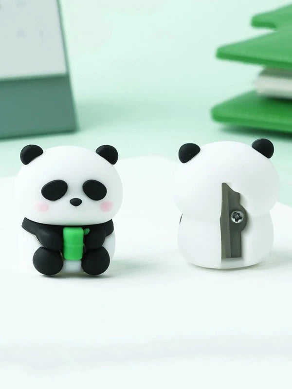 White Panda Pencil Sharpener