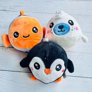 Cute Animal Faces Super Soft Squishy Rebound Plush Toy for Kids -1Pc