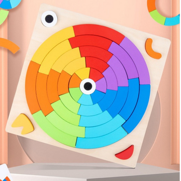 Rainbow Creative Building Blocks Early Education Toy