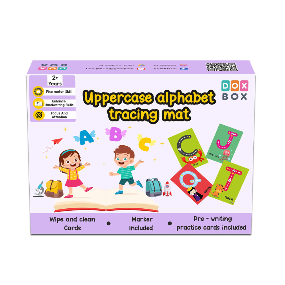 Uppercase ABC rewritable Flashcards / Tracing mats Cots and Cuddles