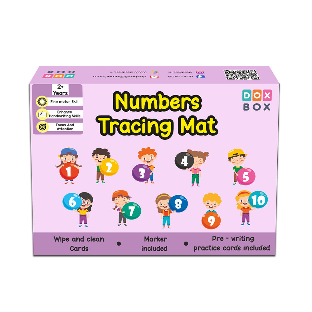 Numbers Rewritable Flashcards / Tracing Mats