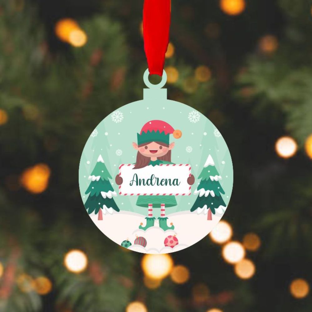 Personalised Ornament -CUte Christmas (PREPAID)