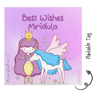 Plantable Gift Tag - Unicorn Dreams (24 pcs) (PREPAID ONLY)