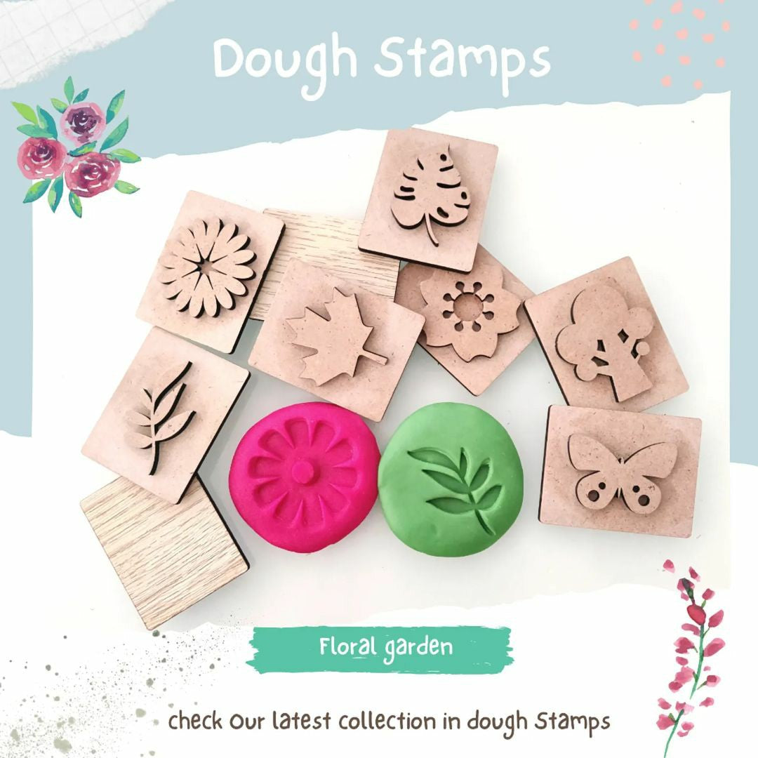 Garden Play Dough Stamp Set of 9
