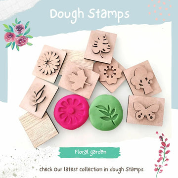 Garden Play Dough Stamp Set of 9
