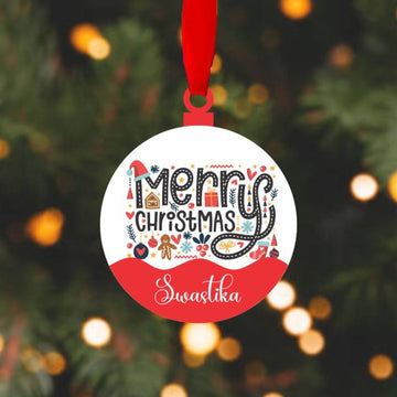 Personalised Ornament -Christmas Wishes (PREPAID)