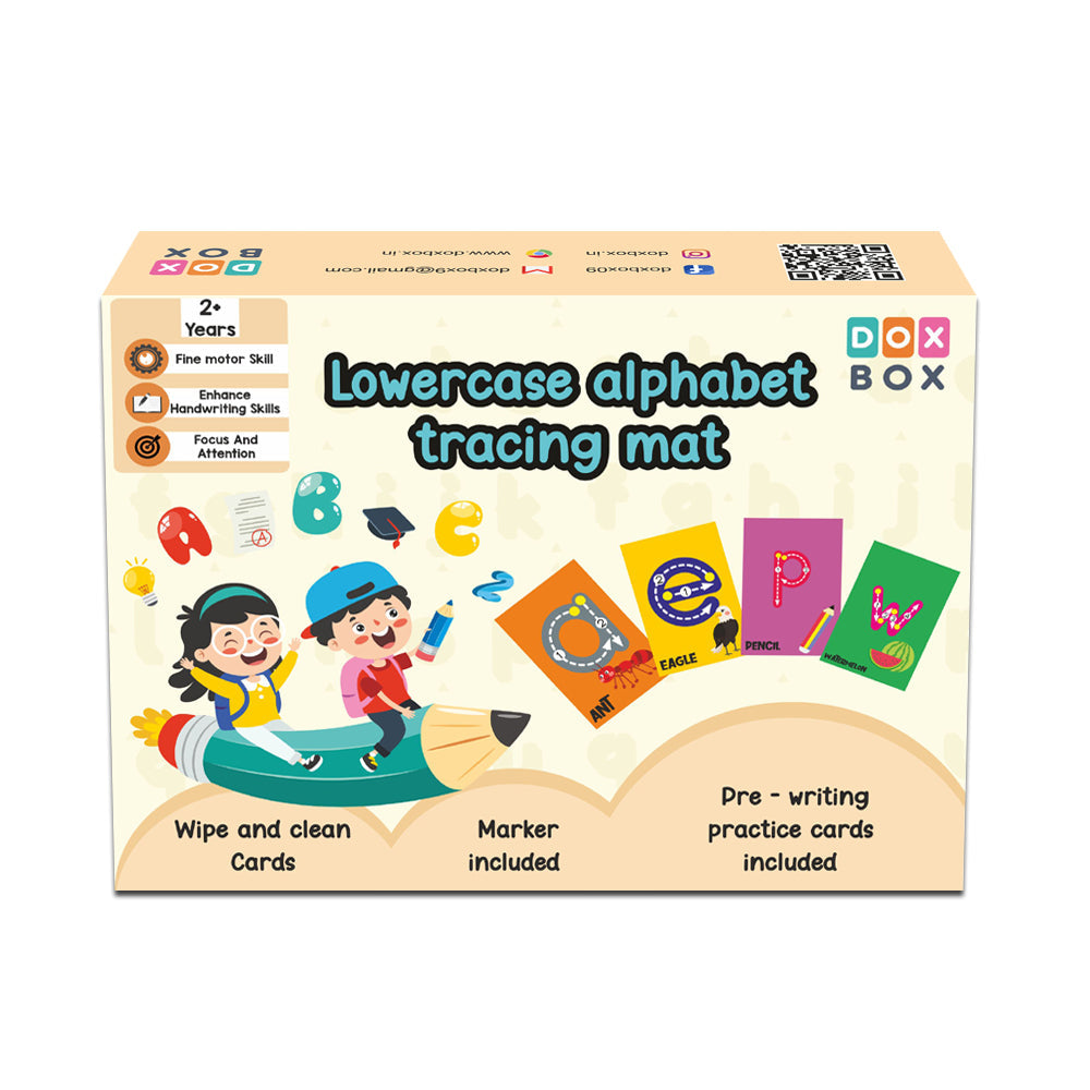 Lowercase abc rewritable Flashcards / Tracing mats