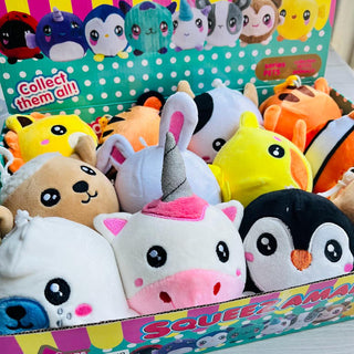Cute Animal Faces Super Soft Squishy Rebound Plush Toy for Kids -1Pc