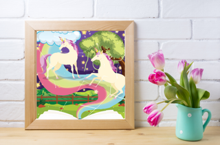 Educational Sticker Puzzle – Magical Unicorn