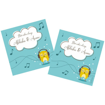 Gift Tag - Musical Owl (48 pcs) (PREPAID ONLY)