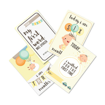 Baby Milestones Flashcards -Pack of 24
