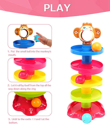 Roll and Swirl Ball - Development Educational Toys for Baby and Toddler