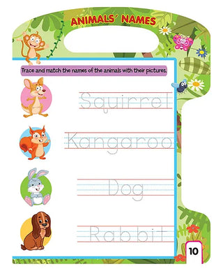 Animals Write and Wipe Book With Free Pen for Kids