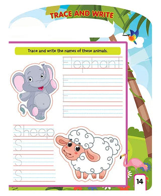 Animals Write and Wipe Book With Free Pen for Kids