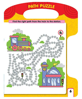 Activity Write and Wipe Book for Age 2+ - With Free Pen