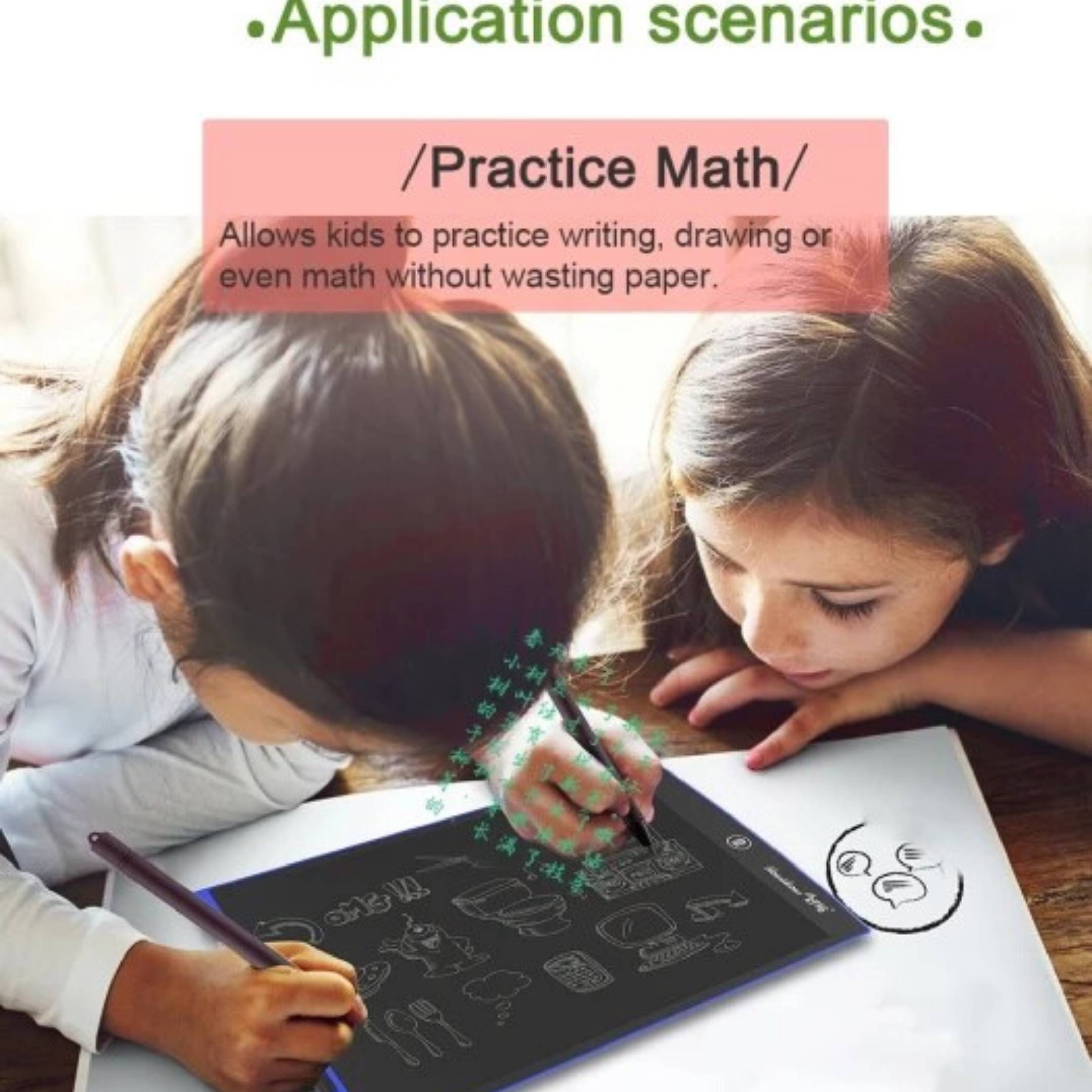 LCD Portable Writing Pad Tablet Inch (Random Colour) – Cots