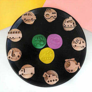 Vehicle Play Dough Stamp Set of 9