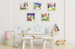 Educational Sticker Puzzle – Magical Unicorn