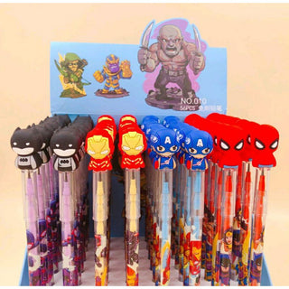 Avengers Pencil Mix design set of 4 Check Variants