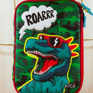 Cartoon Design Pencil Case Pen Bags for Kid Large Capacity Stationary Organizer with Compartments